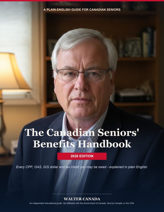 The Canadian Seniors' Benefits Handbook — 2026 edition cover with Walter